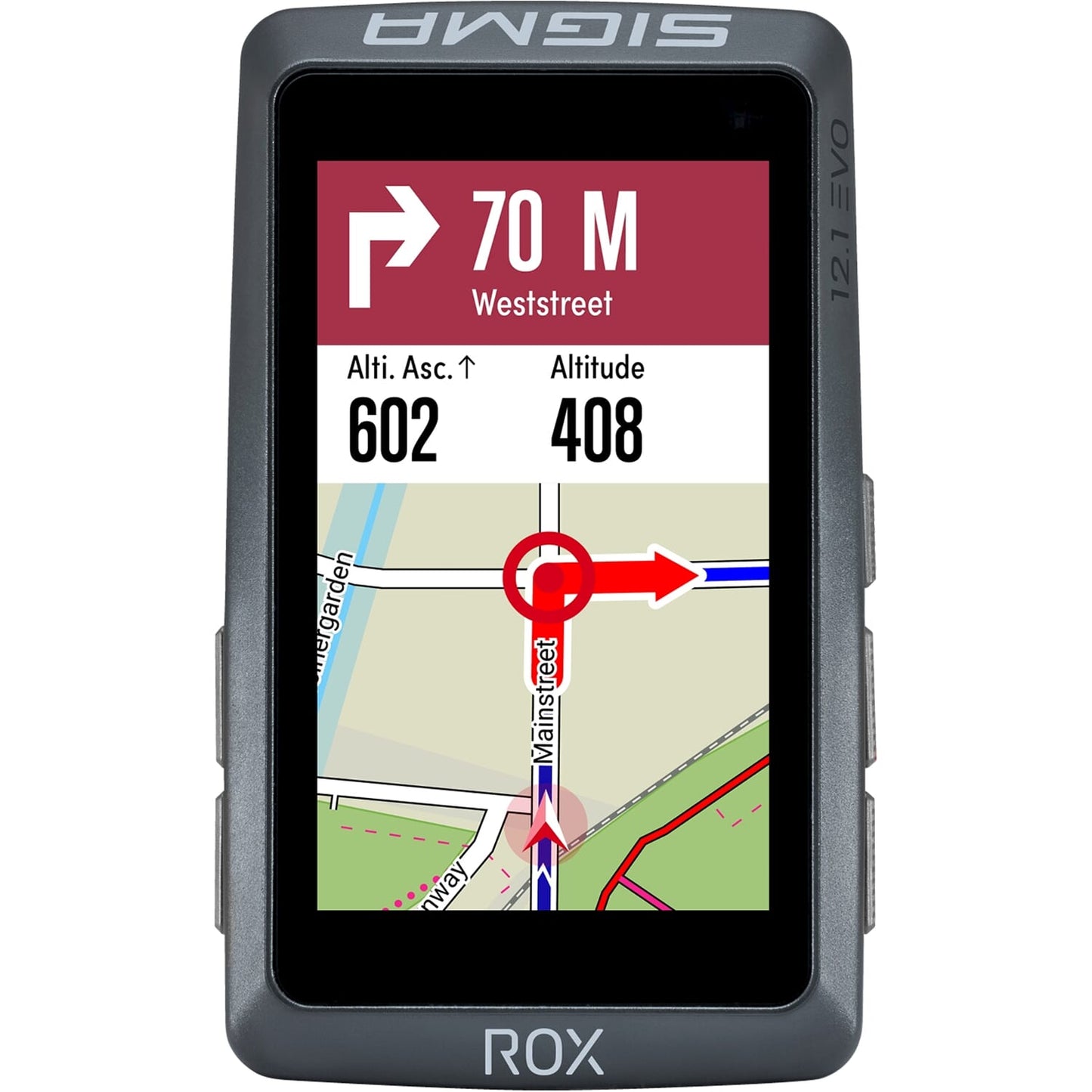 Sigma Cycling Computer ROX 12.1 EVO GPS Night Grey Basic