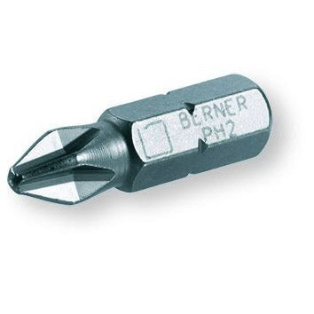 Berner 70190-10 Bit 1 4 PH-2 25mm p stuk