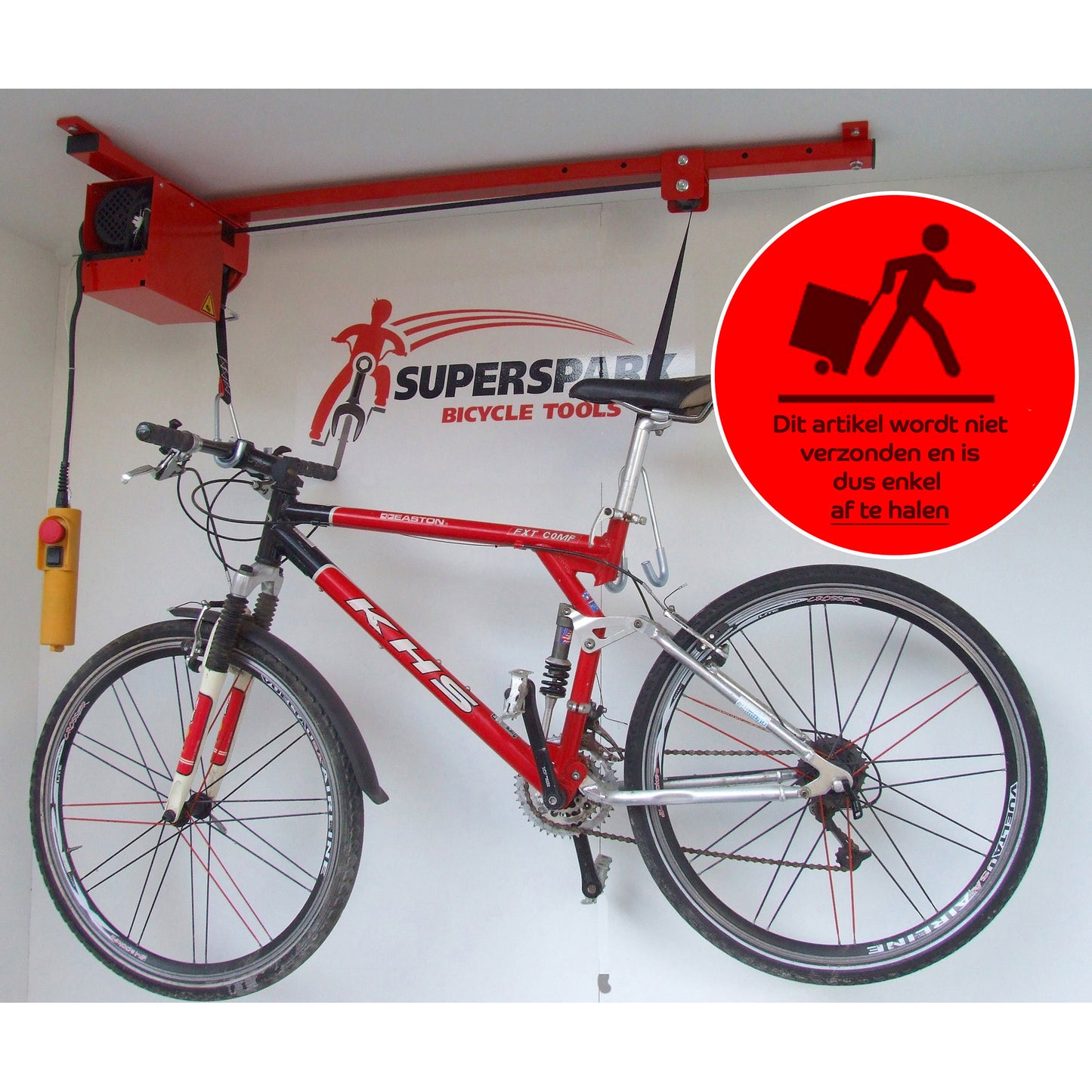 Superspark bicicleta stacel 200kg SBT 810em Electric Red