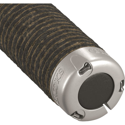 Brook's manette in pelle grassoccia nera