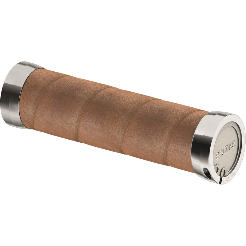 Brook's Manys Slending in pelle Slender Impugnate 130mm Miele