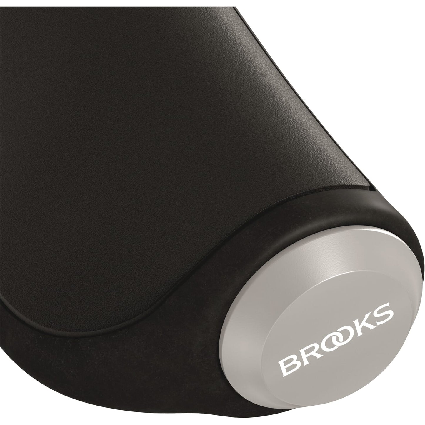 Brooks maneja el agarre de cuero ergonómico 100 130 mm negro
