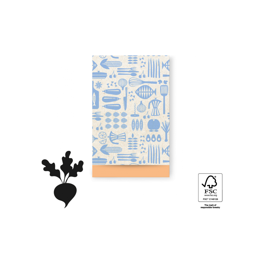 House of Products Bolsas de regalo Foodies Blue 12x19cm 200st