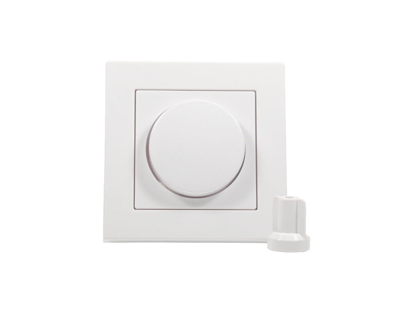 ION Industries Enkelvoudige dimmer afdekplaat Wit