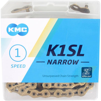 KMC Ketting 1 2-3 32 100 K1SL Narrow Ti-N Gold