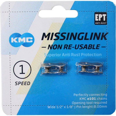 KMC Sluitschakel MissingLink e101NR EPT zilver single v(2)