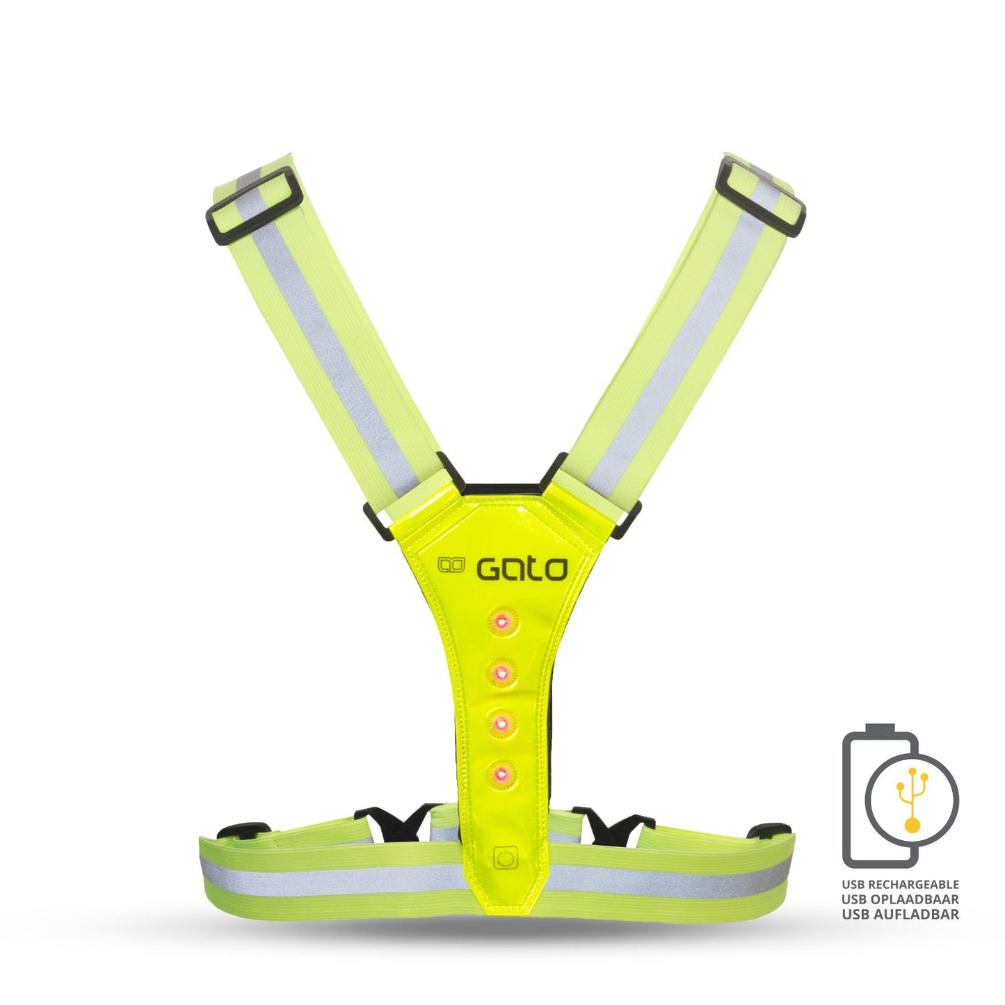 Gato Safer Sport Vest LED USB Neeungeel One Size
