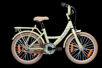Bike fun 18 inch meisjesfiets flower fun licht groen
