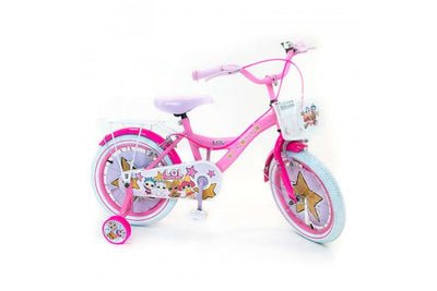 Lol sorpresa bicicleta para niños - niñas - 16 pulgadas - rosa - dos frenos de mano