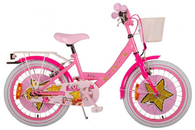 Lol sorpresa bicicleta para niños - niñas - 18 pulgadas - rosa - dos frenos de mano