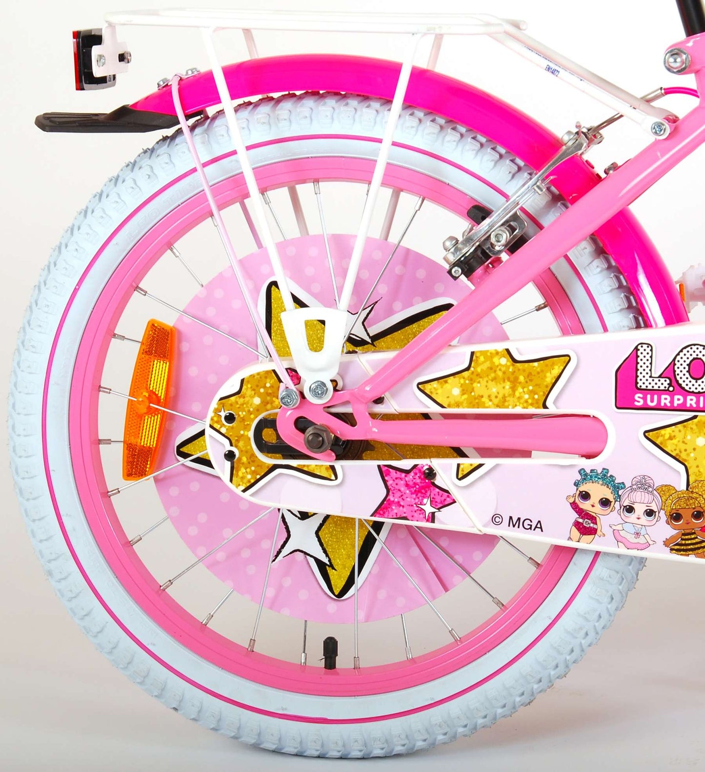 LOL Surprish Children's Bicycle - Girls - 18 pollici - Pink - Due freni a mano