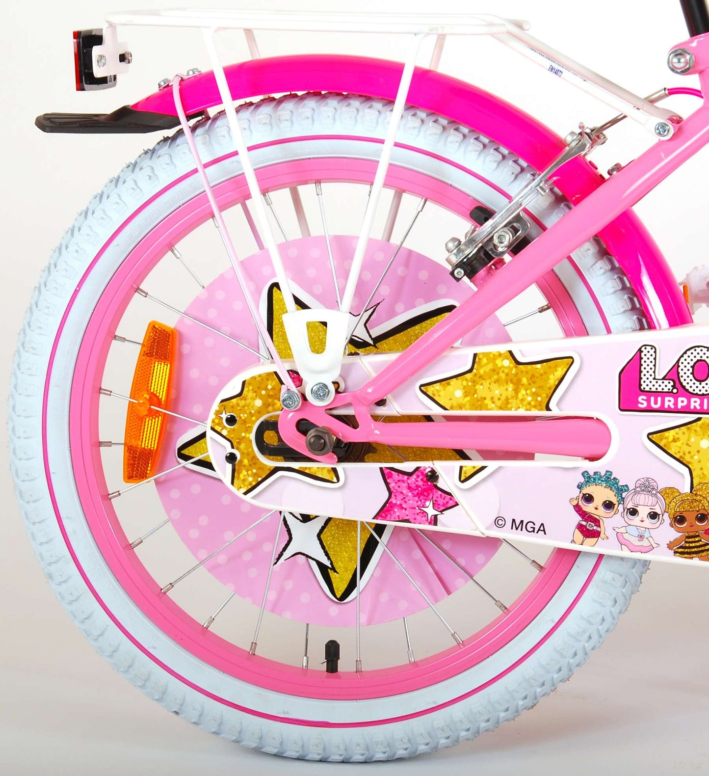 Lol sorpresa bicicleta para niños - niñas - 18 pulgadas - rosa - dos frenos de mano