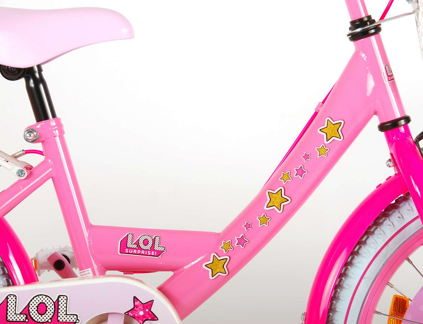Lol sorpresa bicicleta para niños - niñas - 18 pulgadas - rosa - dos frenos de mano
