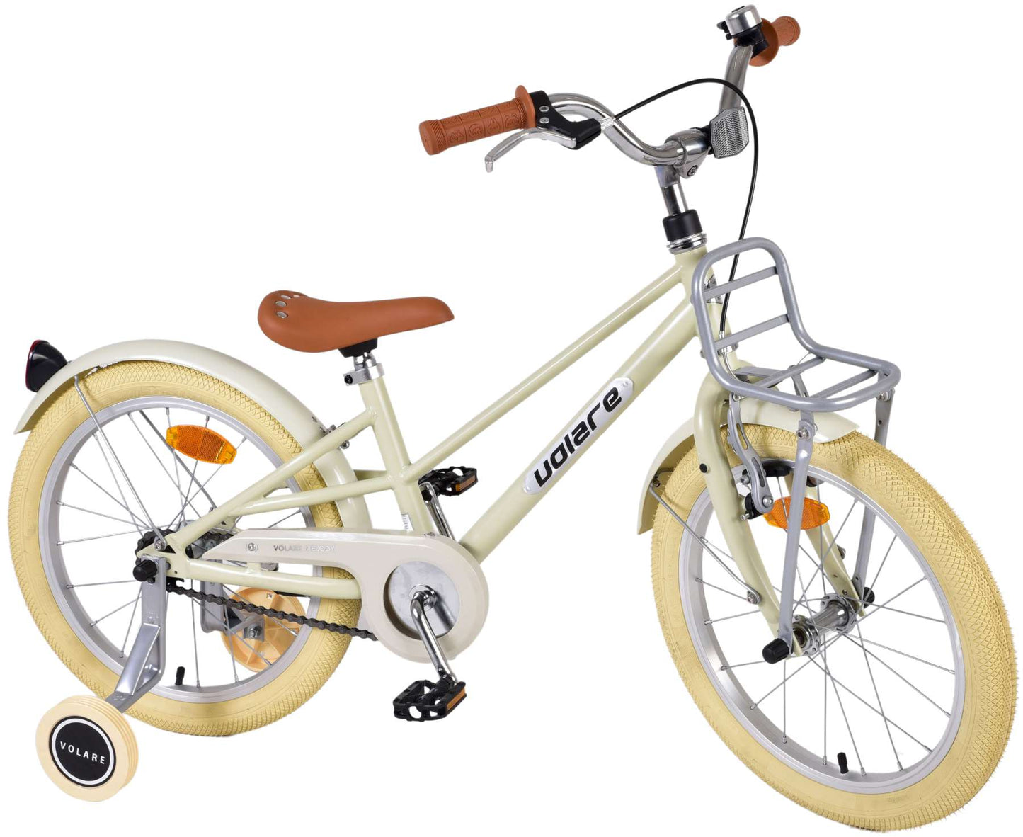 Volare Melody Bicycle para niños - Niñas - 18 pulgadas - arena