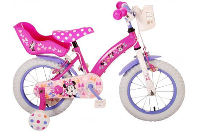 Disney Minnie Cutest Ever! - bicicleta para niños - niñas - 14 pulgadas - rosa - dos frenos de mano