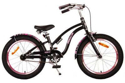 Bicycle per bambini Miracle Miracle Cruiser - Girls - 18 pollici - Matt Black - Collezione Prime