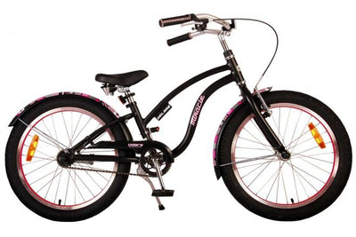 Bicycle per bambini di Vlatare Miracle Cruiser - Girls - 20 pollici - Matt Black - Collezione Prime