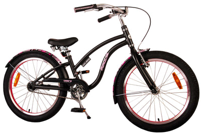 Bicycle per bambini di Vlatare Miracle Cruiser - Girls - 20 pollici - Matt Black - Collezione Prime