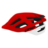 One One Helm MTB Race S M (54-58) Red White - afbeelding 3