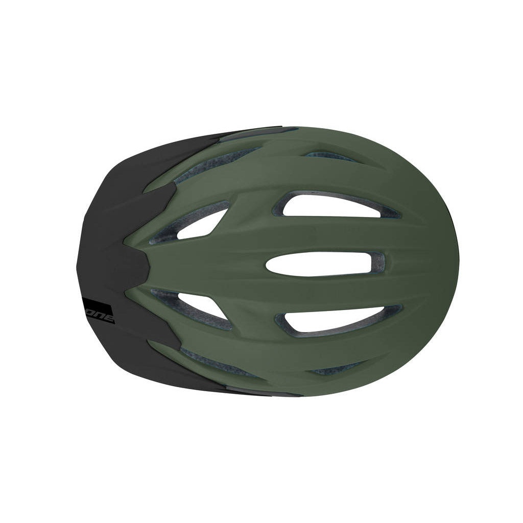 Un casco F.L.Y. S M (52-56) Khakki negro
