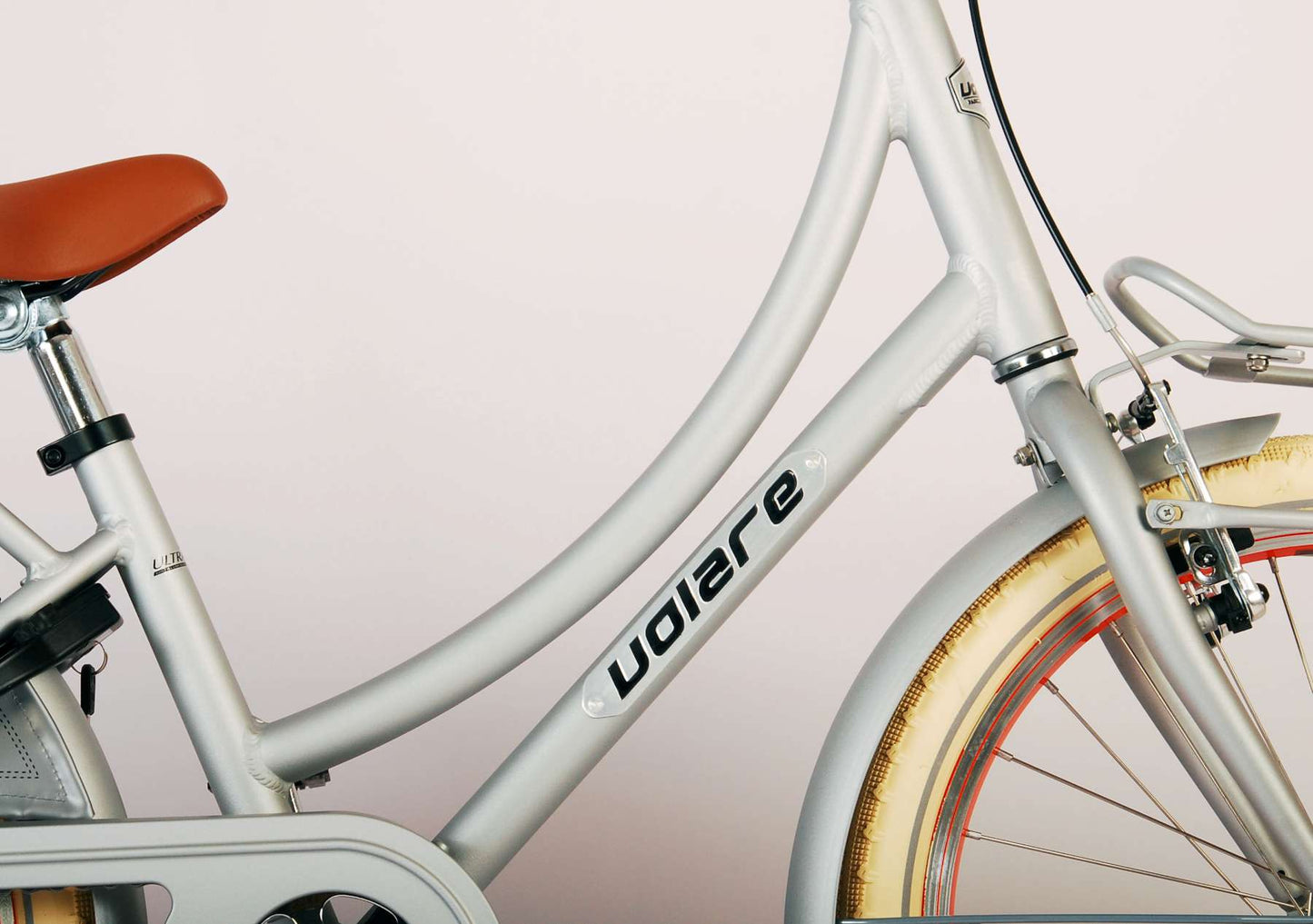 Volare Oma Classic Kinderfiets - Meisjes - 20 inch - Mat Zilver