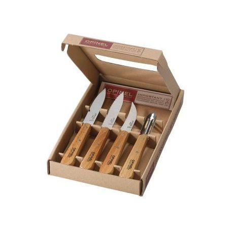 Opinel Kitchen Knives Essentials de 4 piezas