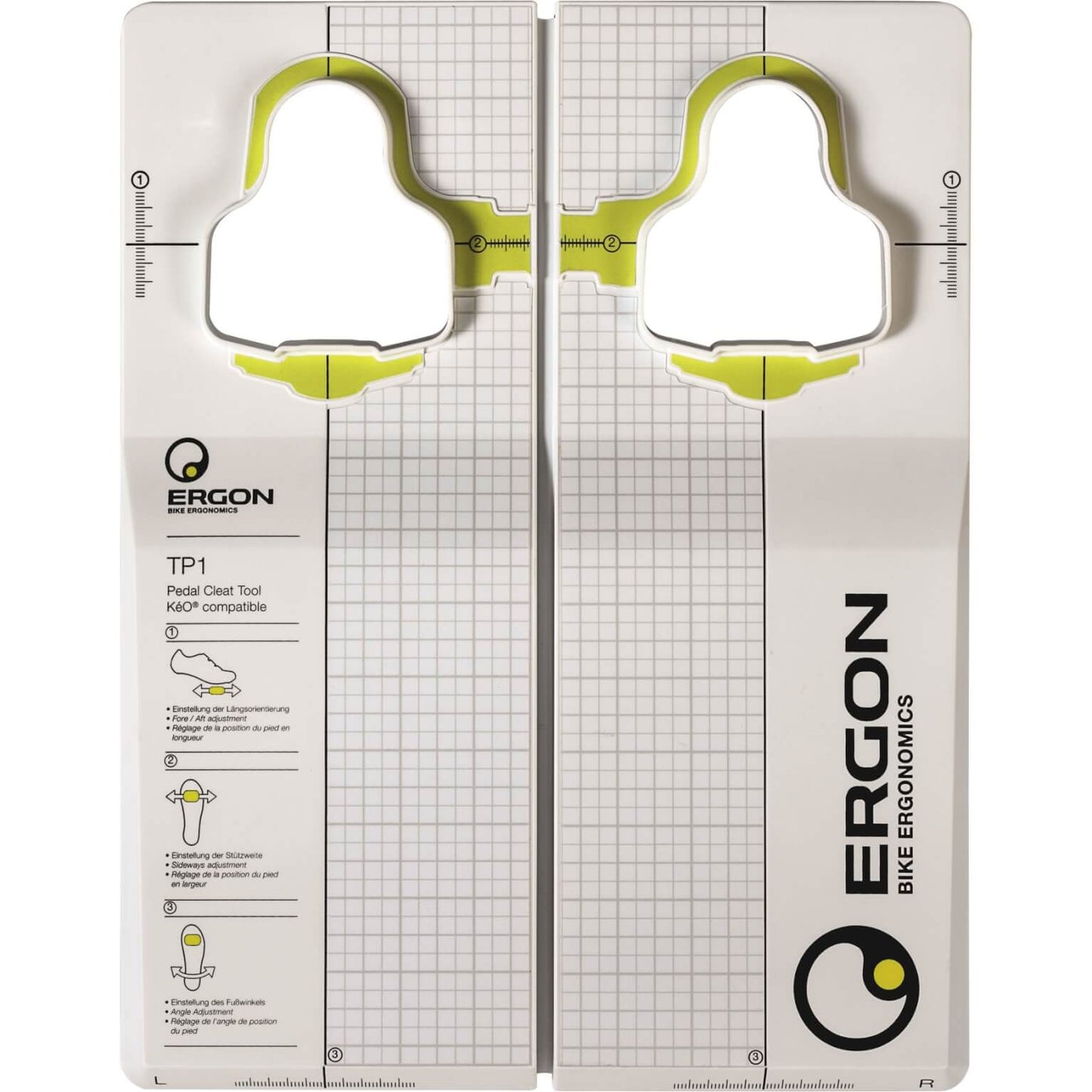 Ergon Afstelmal TP1 Keo plaat