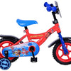 Bicycle per bambini di pattuglia della zampa - ragazzi - 10 pollici - blu rosso - thrapper