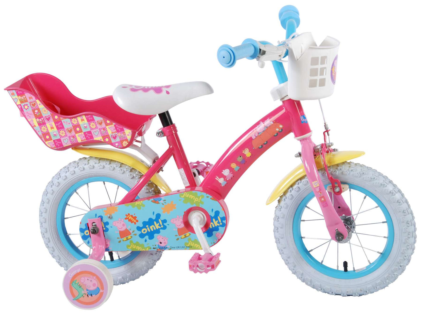 Peppa Pig Bike para niños - niñas - 12 pulgadas - rosa
