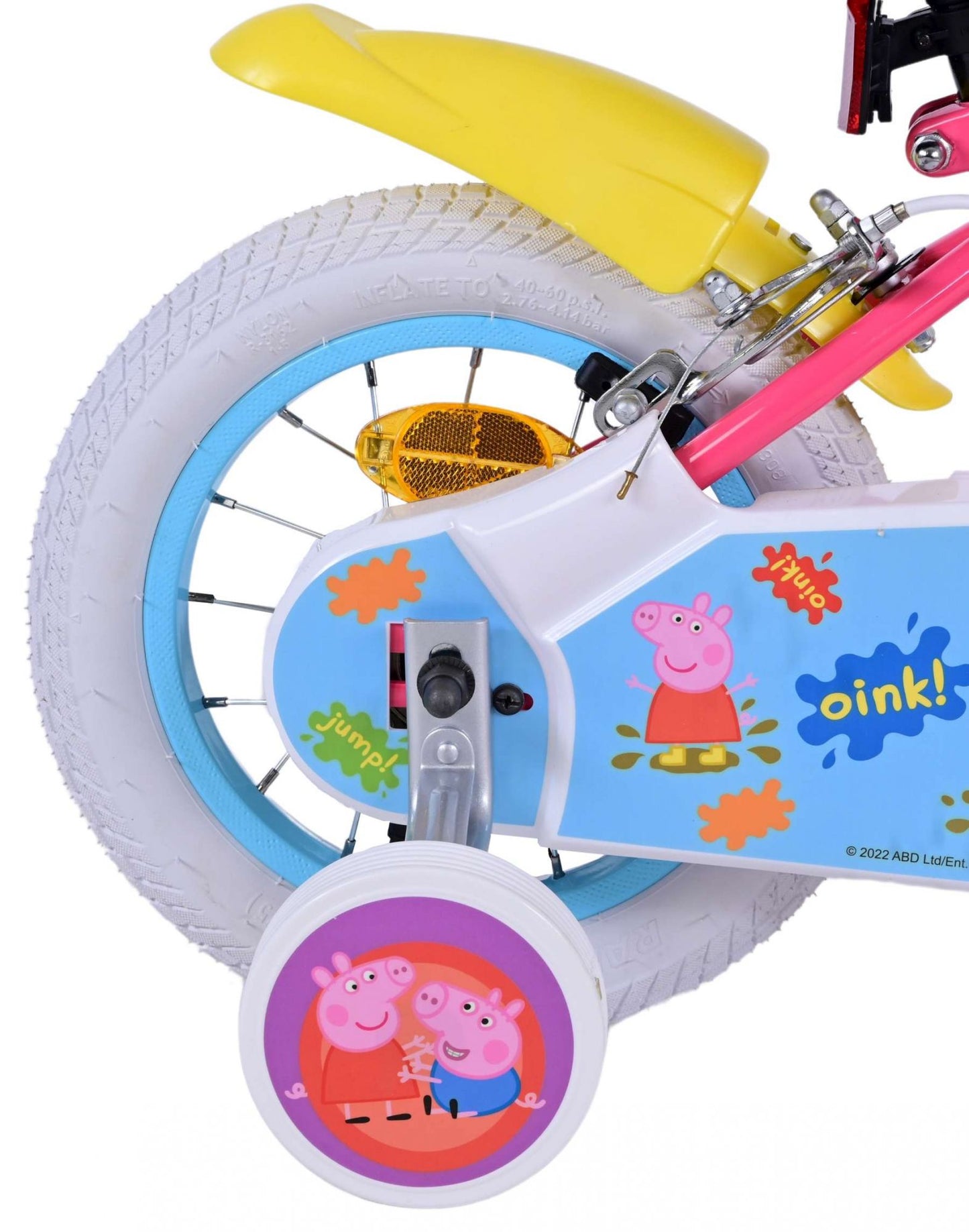 Peppa Pig Bike para bicicletas para niños de 12 pulgadas rosa dos frenos de mano