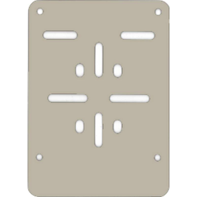 Kentekenplaat-houder 140x100 alu fiets grijs