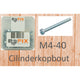 Bofix Cylinder Head Bolt M4X40 galvanizado (50)