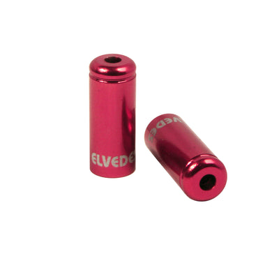 Elvedes Cappone per cavo 5 mm in alluminio rosso (10st)