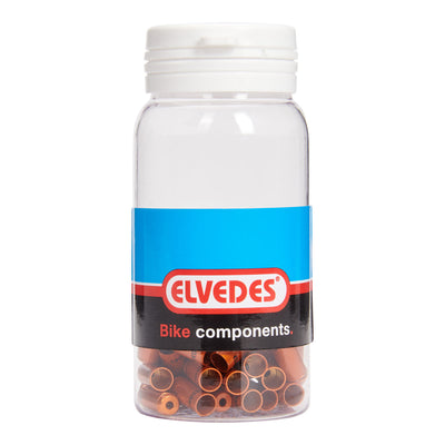 Elvedes Kabelhoedje 5mm sealed oranje (50x) alum. ELV2012006