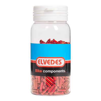 Elvedes Anti -Spell Caps 2.3 mm de rojo (500x) alumbre. ELV2012015