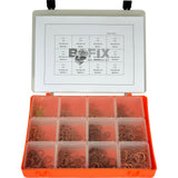BOFIX 226600 Rango de cajas Anillos de cobre rojo de 12 compartimentos - afbeelding 2
