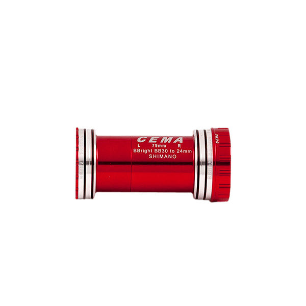 CEMA BRACKETAS BBRIGHT42 INT. Rojo shimano -keramic