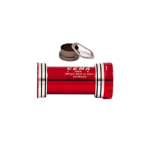 CEMA BRACKETAS BBRIGHT42 INT. Sram gxp-keramic-rosso