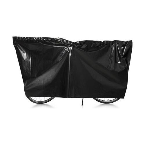 VK Cubierta de protección para bicicletas - Cubierta de bicicleta de polietileno negro (100x220cm)