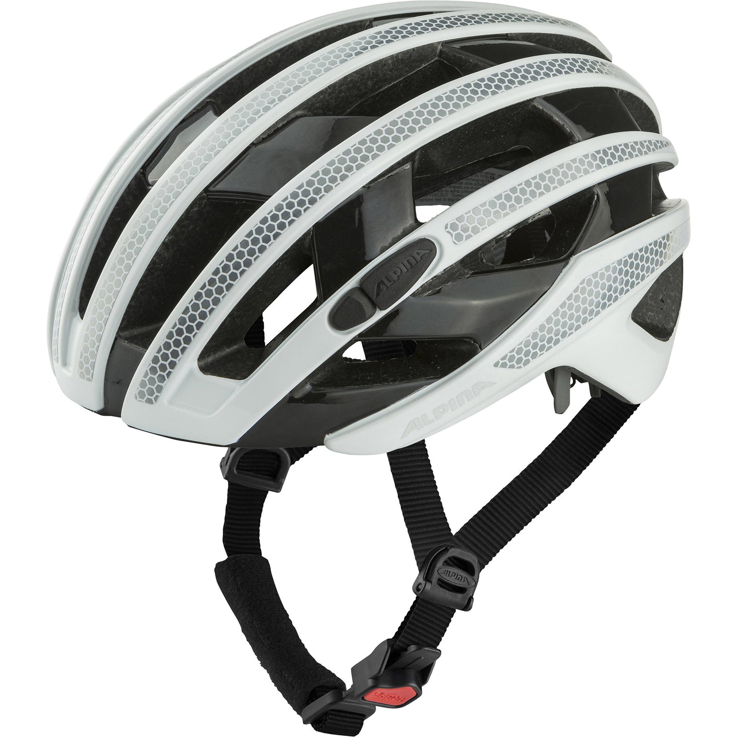 Alpina Helm Ravel Gloss blanco reflectante 51-56