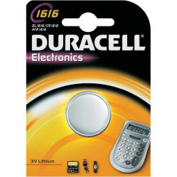 Batteria Duracell DL1616 CR1616 3V litio