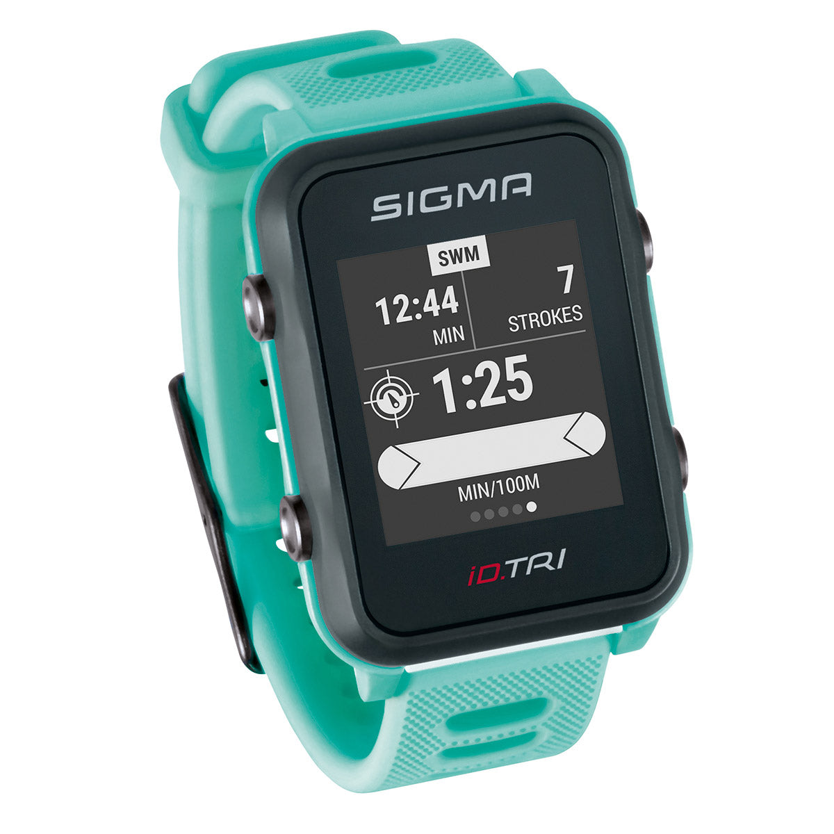 Sigma ID.TRI Sportwatch Neon Mint Basic ZS Hartsl GPS ACTI ANT+ BLE