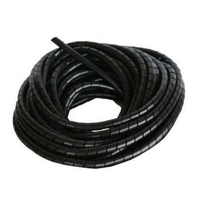 Protector de marco de cable Spiral 9-30 mm negro (25 m)