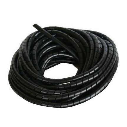Mirage Cable Frame Protector Spiral 9-30mm nero (25m)