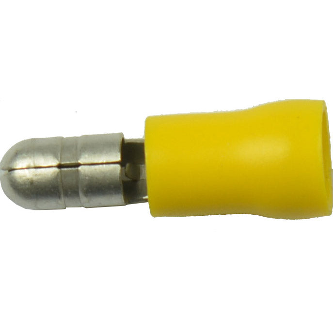 Bofix Kabelschoen AMP stekker man rond 4,0 geel (25st)