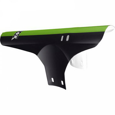 Velox Voorspatbord zwart groen vouwbaar
