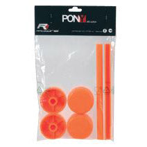 Stand stand standling set pony oranje