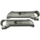 VWP bar-ends forged short right aluminum silver