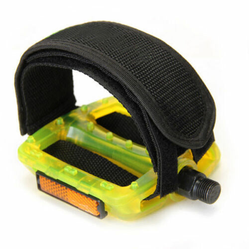 Cinghie di pedale di VWP Fixie Nylon nero