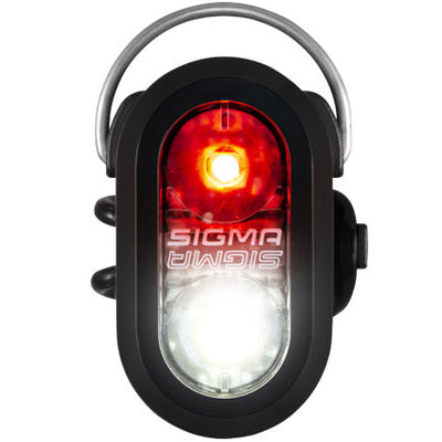 SIGMA Micro Duo zwart Dual LED incl 2x CR-2032